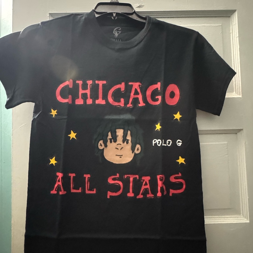 Polo G Black Chicago All Stars T-Shirt